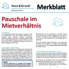 Merkblatt: Betriebskosten-Pauschale